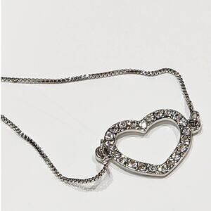 Heart Slider Bracelet made with Swarovski Crystals